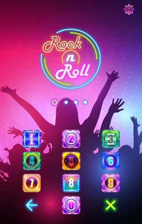 rocknroll Theme- AppLock Theme 1 تصوير الشاشة