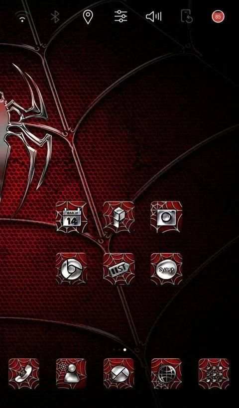 Red Spider2 Launcher theme screenshot 3