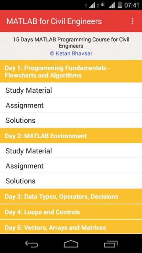 MATLAB for Civil Engineers скриншот 2