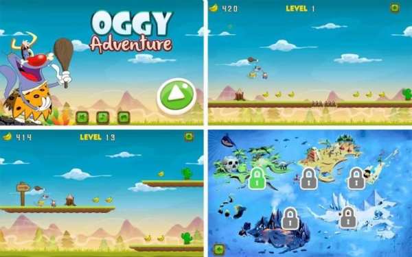 Oggy Adventure Temple Run स्क्रीनशॉट 3