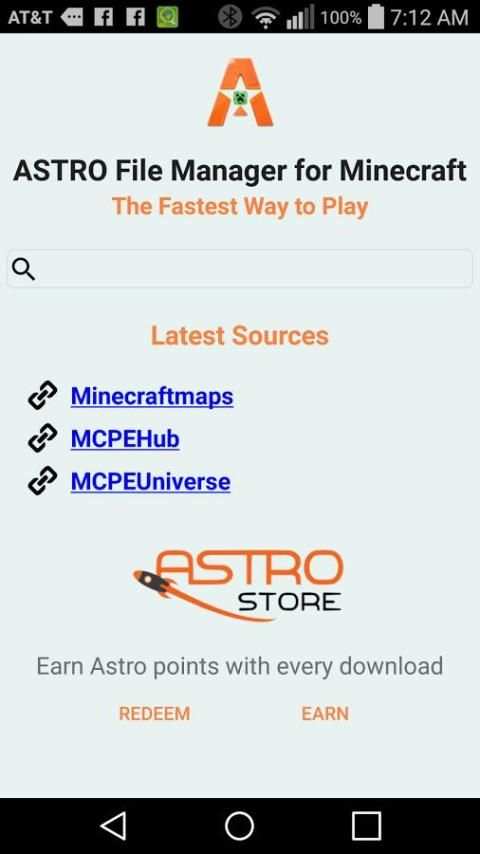 ASTRO File Manager for MCPE 1 تصوير الشاشة