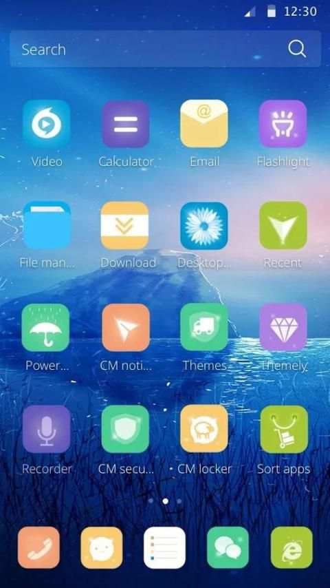 Tema bulan yang indah screenshot 2