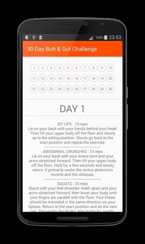 Daily Workout Gym Challenge screenshot 10