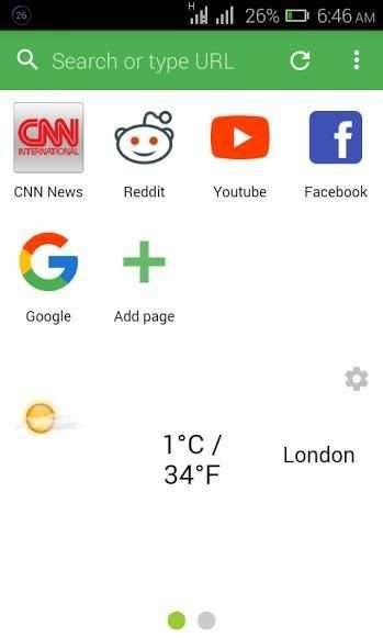 4G One Browser स्क्रीनशॉट 4