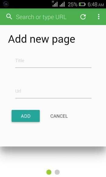 4G One Browser स्क्रीनशॉट 2
