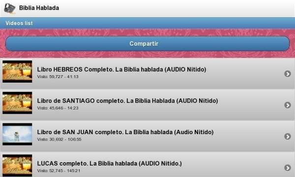 Biblia Hablada Gratis 1 تصوير الشاشة
