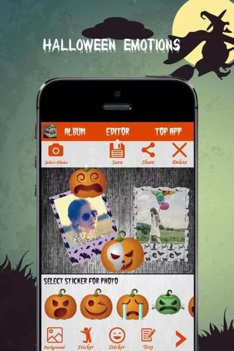 Halloween photo collage скриншот 3