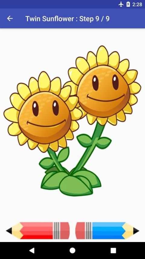 How To Draw Plants Vs Zombies скриншот 1