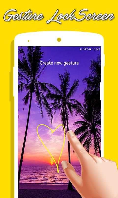 Gesture Lock Screen 4 تصوير الشاشة