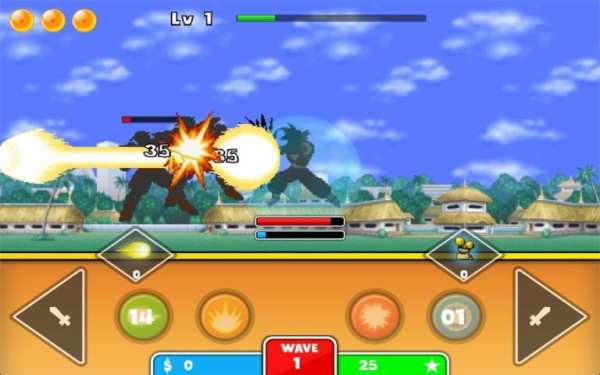 Goku Saiyan Warrior 3 تصوير الشاشة