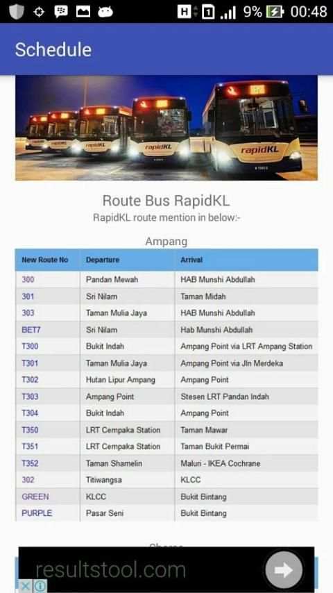 Jadwal - Bus Rapid KL screenshot 3