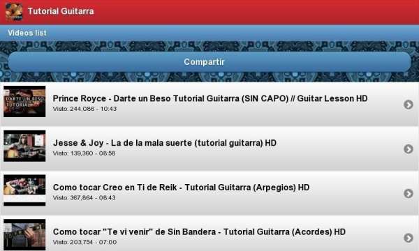 Tutorial Guitarra screenshot 1
