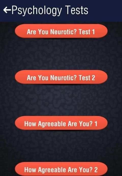 Psychology Test screenshot 5