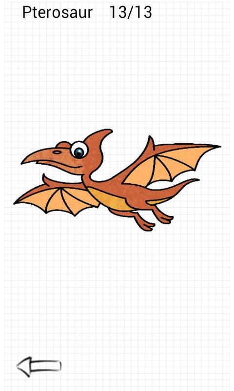 Learn to Draw Dinosaurs 1 تصوير الشاشة