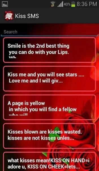Romantic Messages 4 تصوير الشاشة
