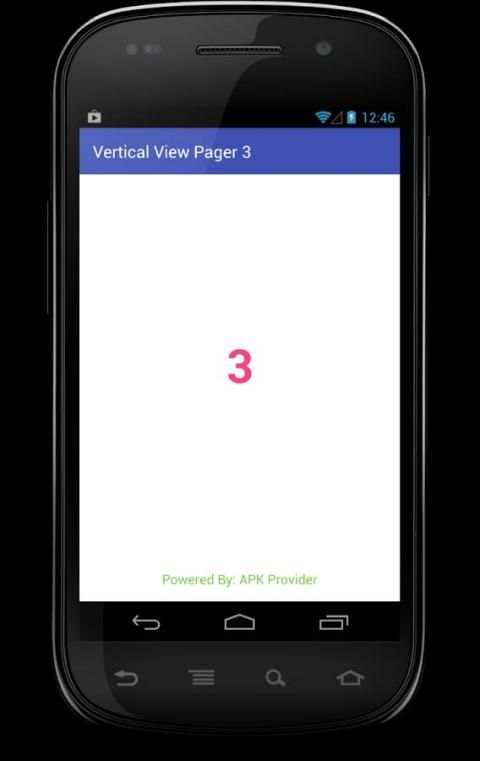 Vertical View Pager 3 تصوير الشاشة