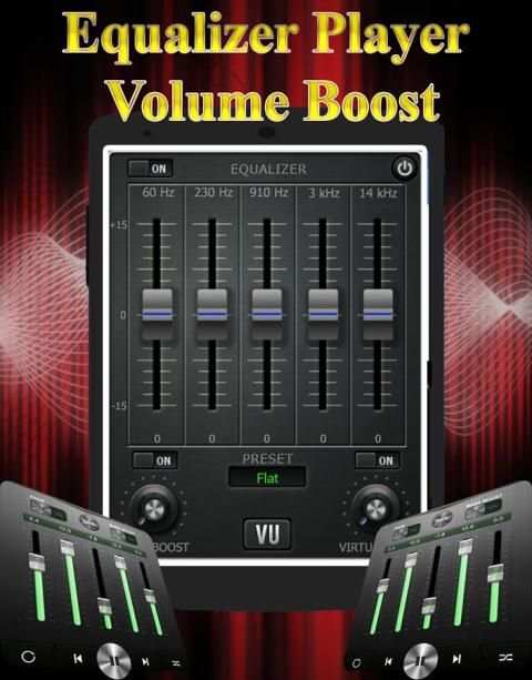 Equalizer Player Volume Boost 1 تصوير الشاشة