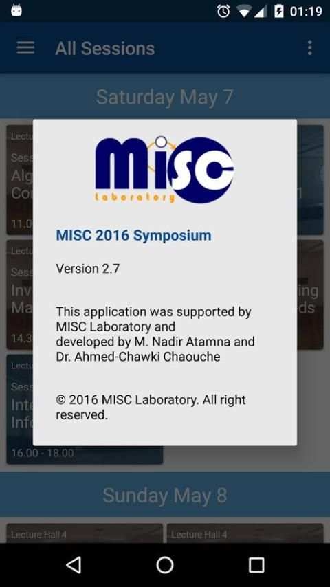MISC 2016 Symposium скриншот 1