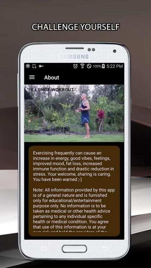 30 Day Lunge Challenge screenshot 3
