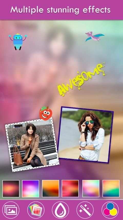 Blur Background Foto Kolase screenshot 2