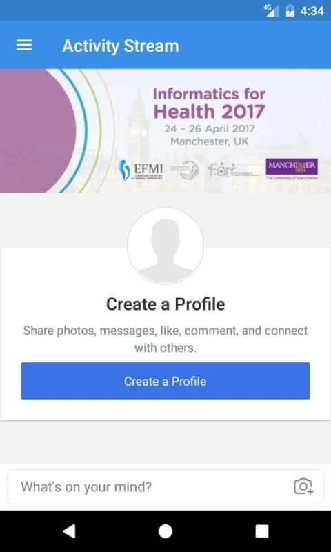 Informatics for Health 2017 screenshot 2