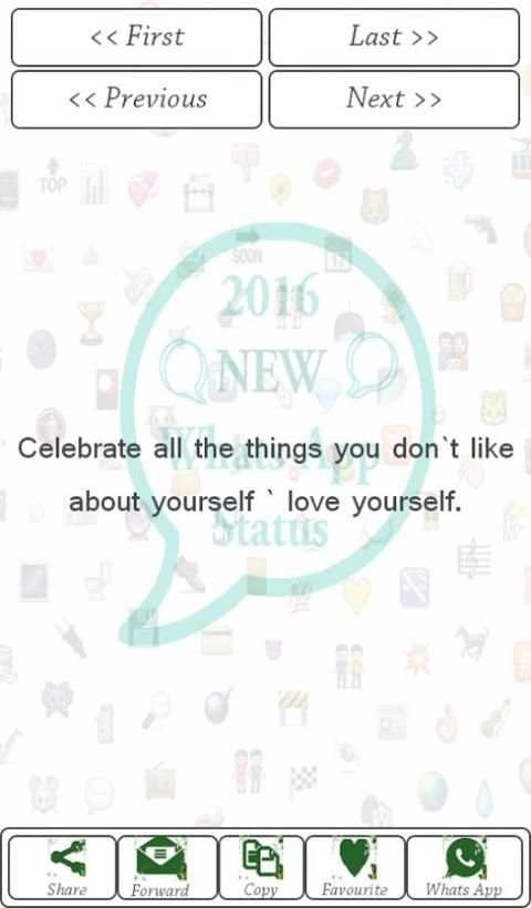 New Whatsapp Status 2016 screenshot 6