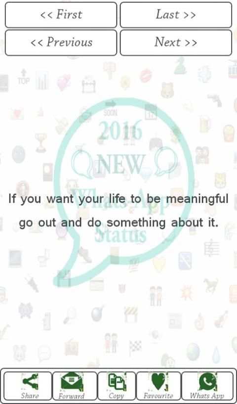 New Whatsapp Status 2016 screenshot 7