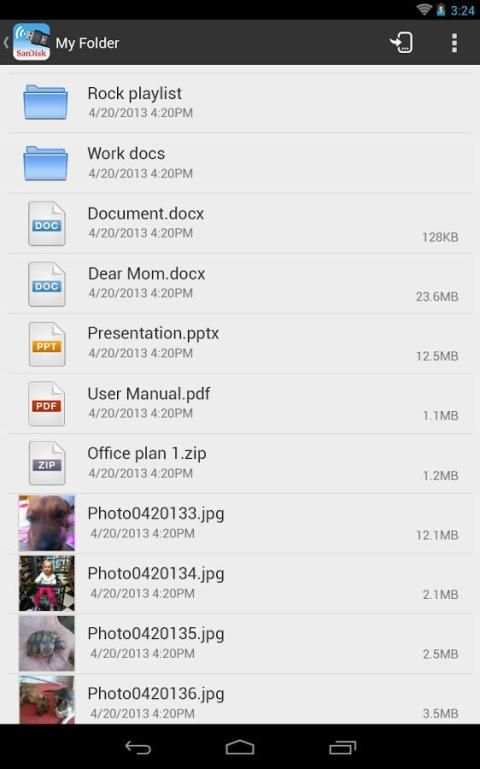 SanDisk Wireless Flash Drive स्क्रीनशॉट 6