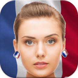 Earrings flag euro 2016