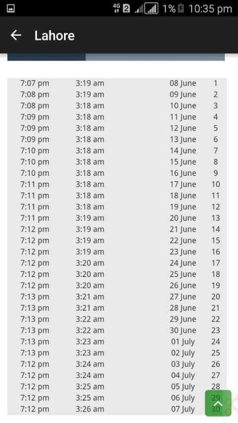 Ramazan Timings 2 تصوير الشاشة