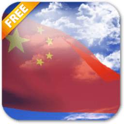 3D China Flag