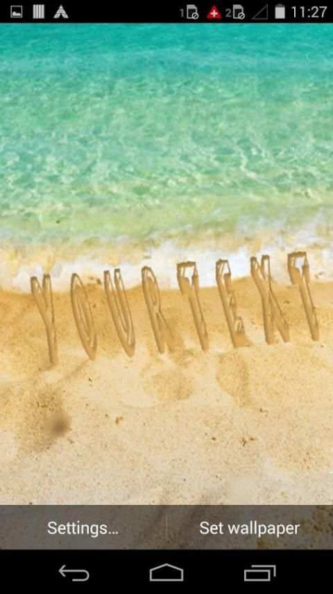 My Name Wallpaper On Sand screenshot 6