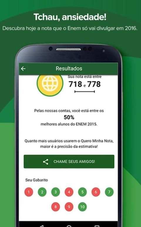 Quero Minha Nota! Enem 2015 screenshot 1