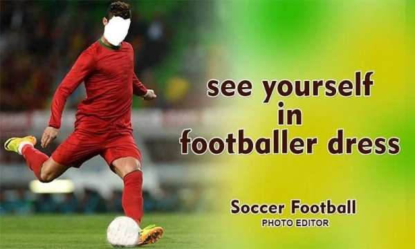 Football Soccer Photo Suit screenshot 1