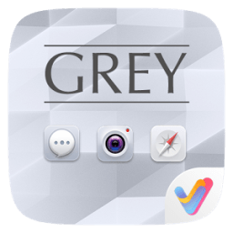 Grey V Launcher Theme иконка