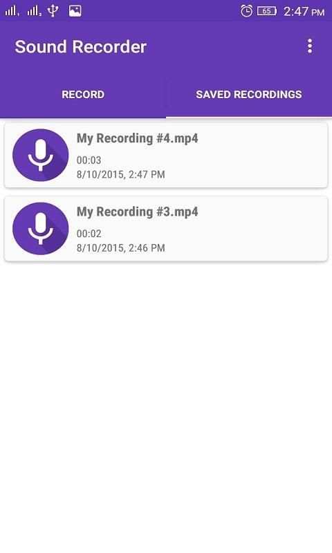 Sound Recorder - Recorder screenshot 2