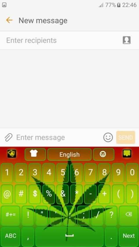 Weed Reggae Keyboard screenshot 4