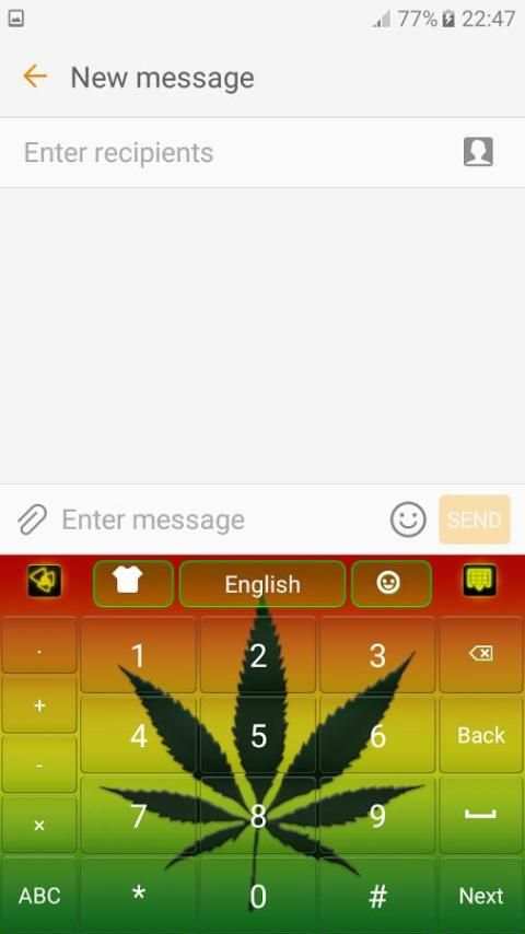 Weed Reggae Keyboard screenshot 3