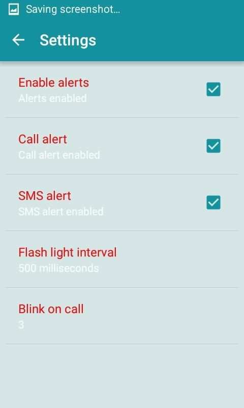 Flash Alert On Call screenshot 1