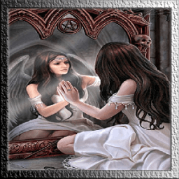 Angel in Mirror Live Wallpaper icon