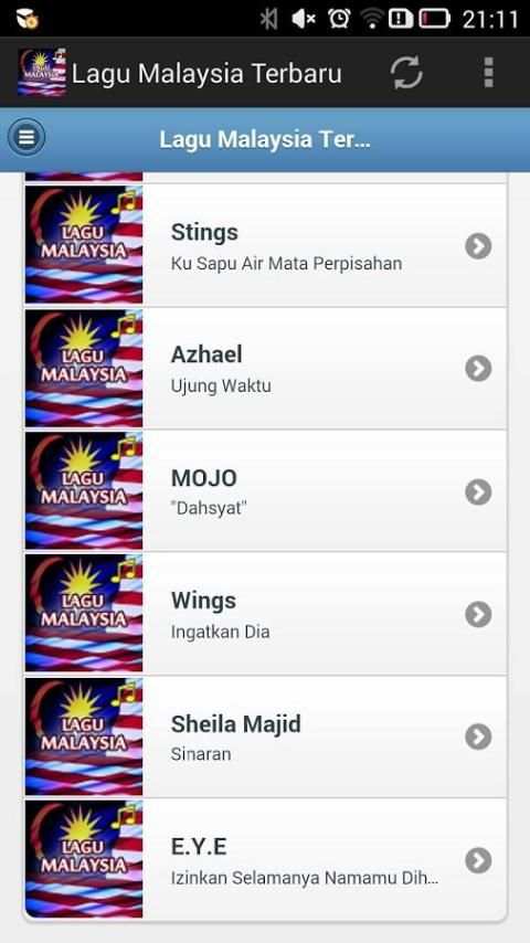 Lagu Malaysia Terbaru screenshot 1
