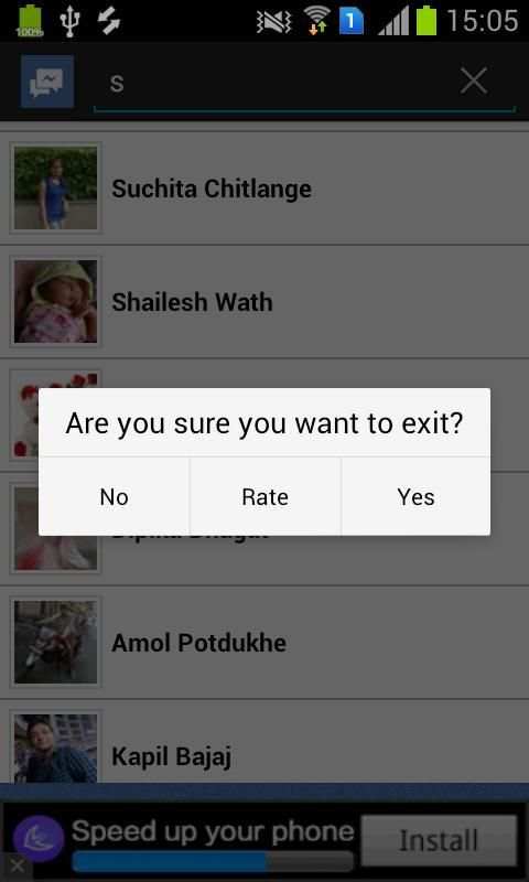 Lite Chat For Facebook स्क्रीनशॉट 2