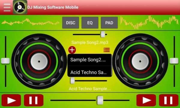 DJ Mixing Software Mobile स्क्रीनशॉट 1