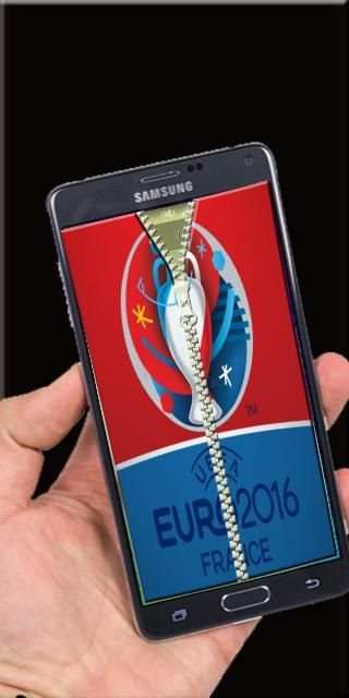 Zipper Lock:Real Madrid Flag screenshot 1