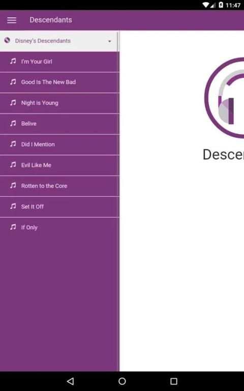 Descendants Lyrics screenshot 2
