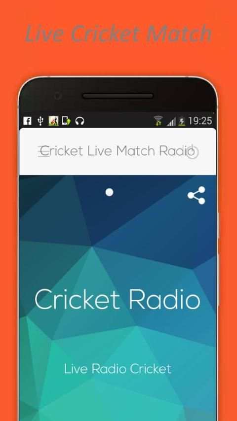 Live Cricket Match Radio 3 تصوير الشاشة