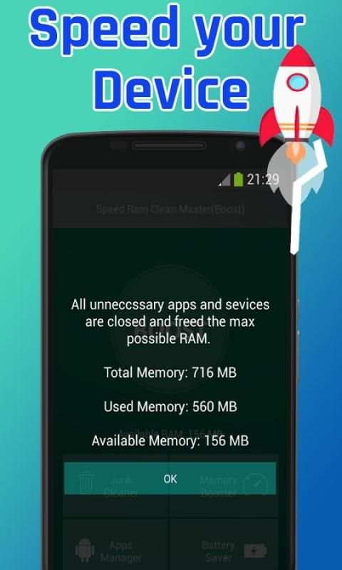 Speed Ram Clean Master(Boost) screenshot 8