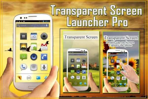 Transparent Screen Launcher Pr screenshot 2