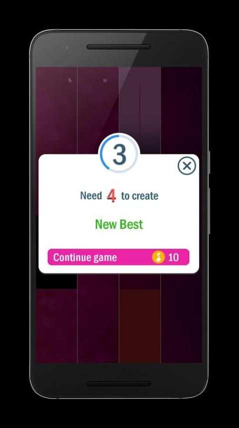 Piano Pink Tiles screenshot 2