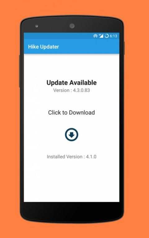 Updater for Hike screenshot 3